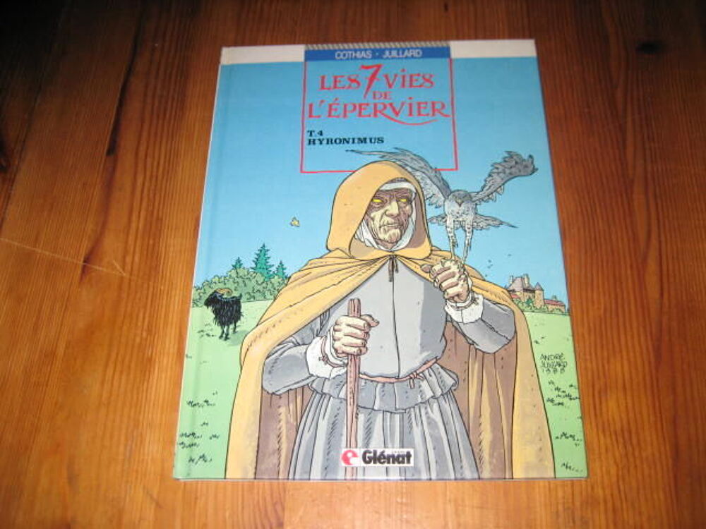 bd LES 7 VIES DE L'EPERVIER 4 hyronimus EO GLANAT Livres et BD