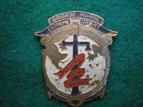 Insigne de Marine - Brigade Marine d'Extrme-Orient. 120 Caen (14)