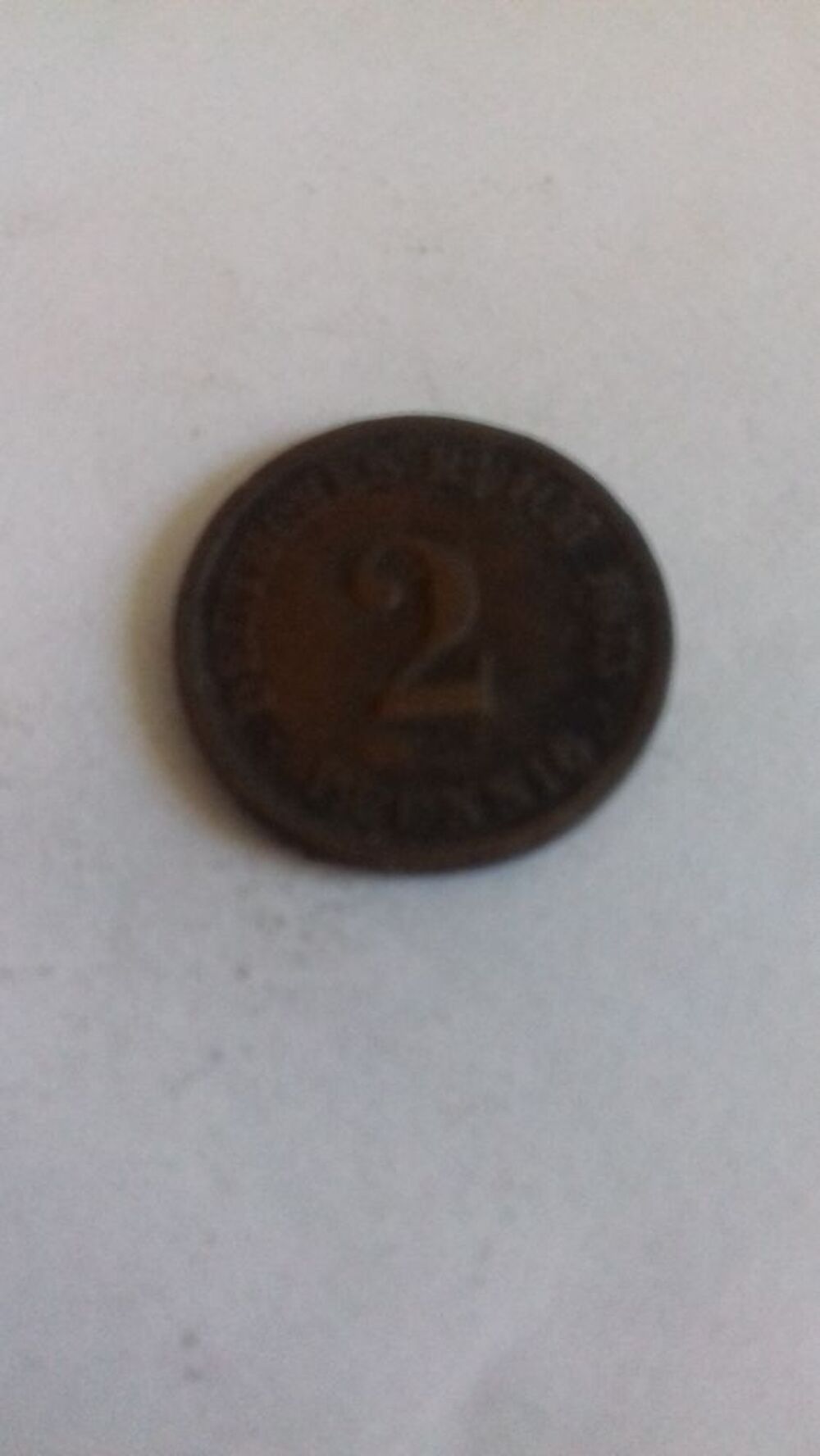 Pi&egrave;ce 2 pfenning 1875

