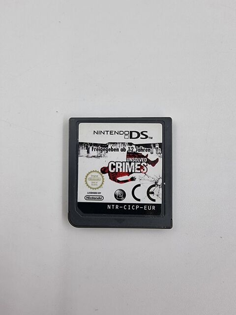 Jeu Nintendo DS Unsolved Crimes en loose 1 Vulbens (74)