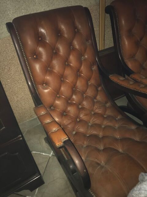 Salon cuir maron 500 Meyzieu (69)