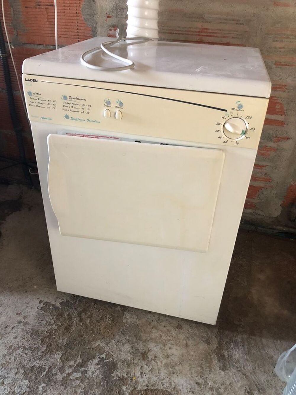SECHE LINGE MARQUE LADEN Electroménager