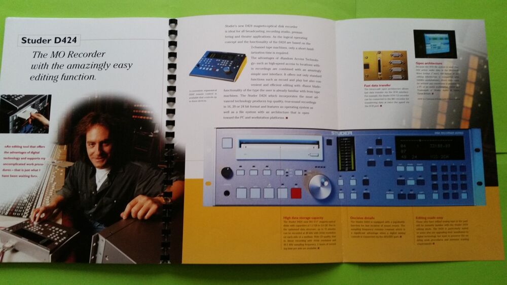 D 424 STUDER Audio et hifi