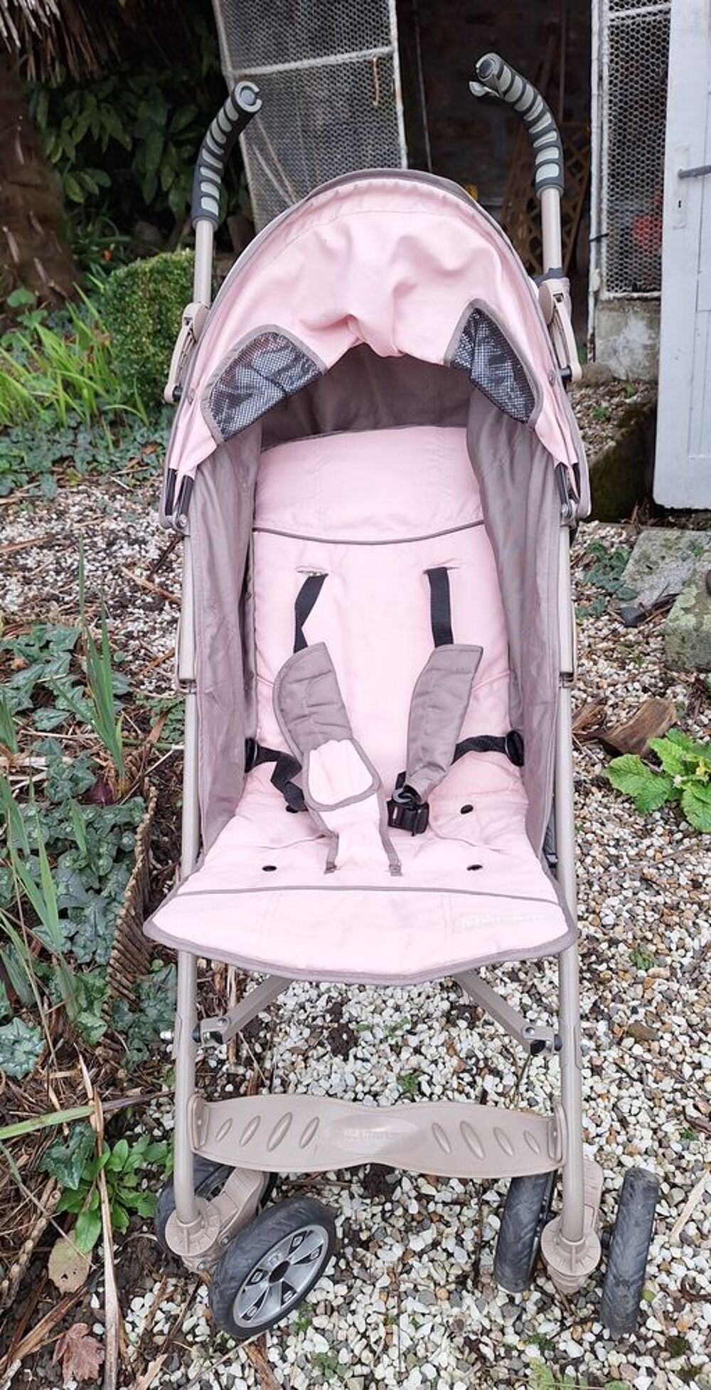 Poussette Canne Rose Puériculture