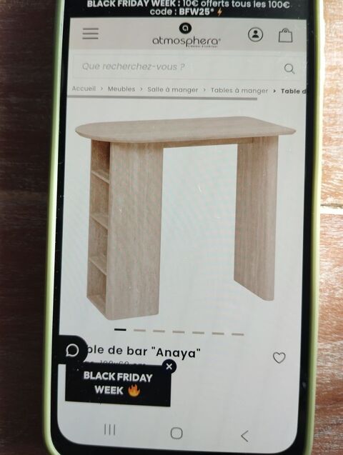 Très belle table effet travertin. 110 Six-Fours-les-Plages (83)