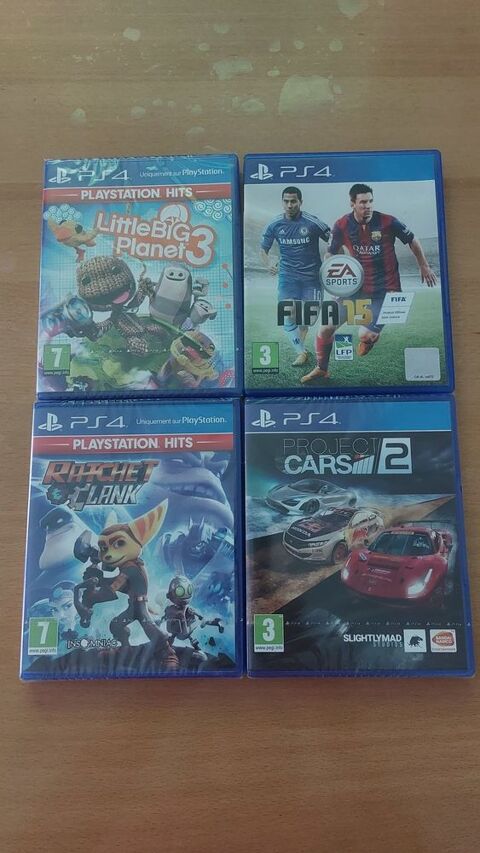 Lot de jeux PS4 en bon tat. Vendu 40 euros le lot 40 Vernouillet (28)