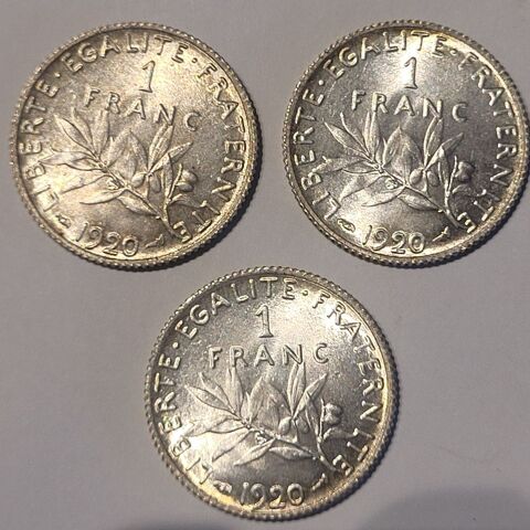 PICES DE 1 FRANC ARGENT 55 Royan (17)