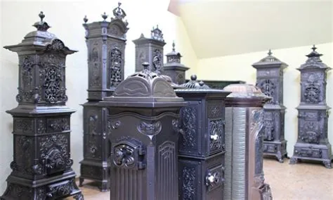 Recherche pi�ces d'ancien po�le en fonte �maill� 0 Esmouli�res (70)