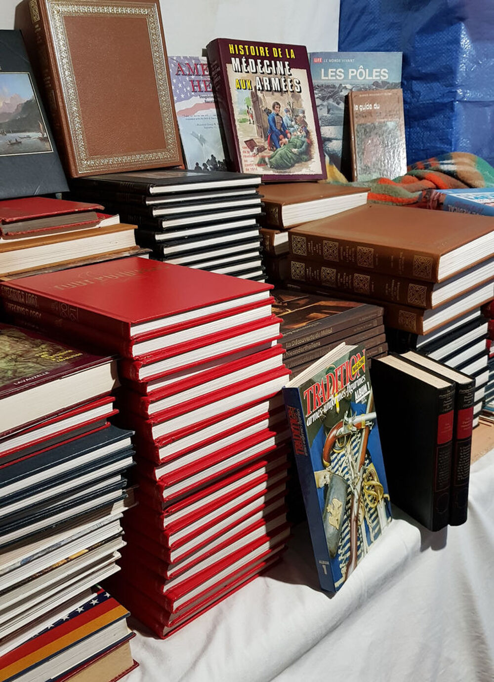 Collection (lot) plus de 600 LIVRES, ENCYCLOPEDIES, etc. Livres et BD