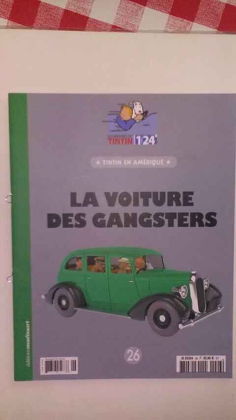 VOITURE DE TINTIN LA N26       LA VOITURE DES GANGSTERS     60 Dolus-d'Olron (17)