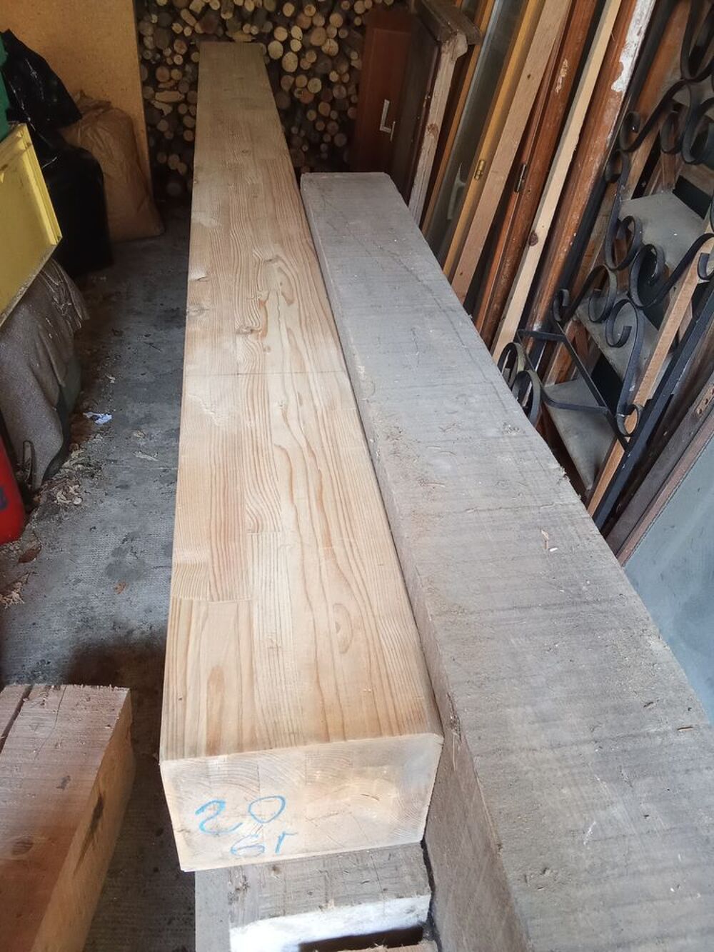 poutres neuves et anciennes en sapin et en chene Bricolage