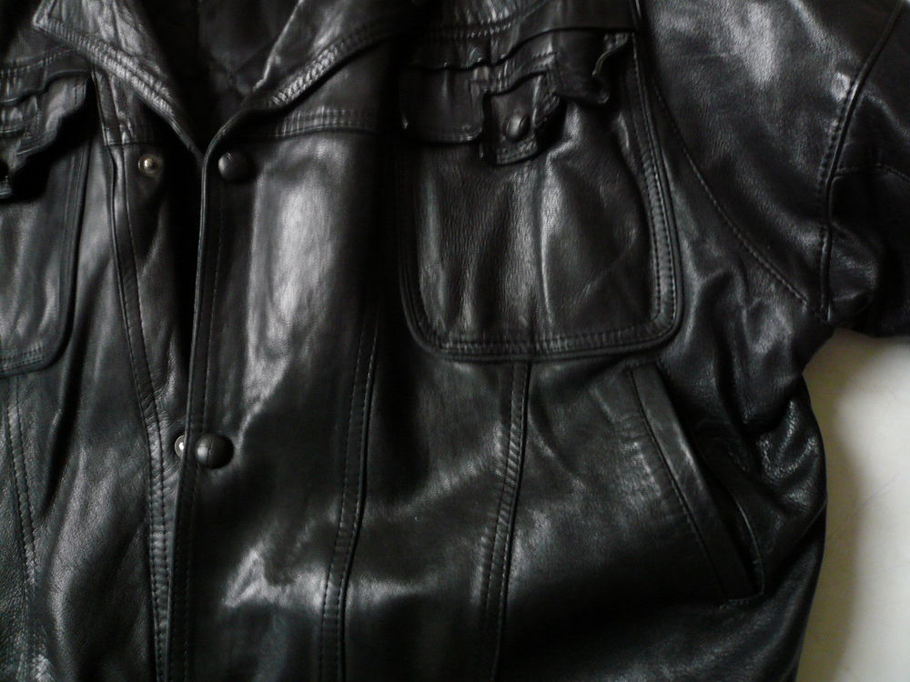 Blouson homme en cuir T50 Vêtements