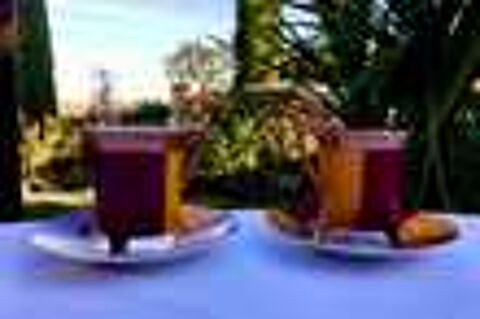 Duo de tasses &agrave; caf&eacute; baroques, Vintage, &Eacute;tat neuf Cuisine