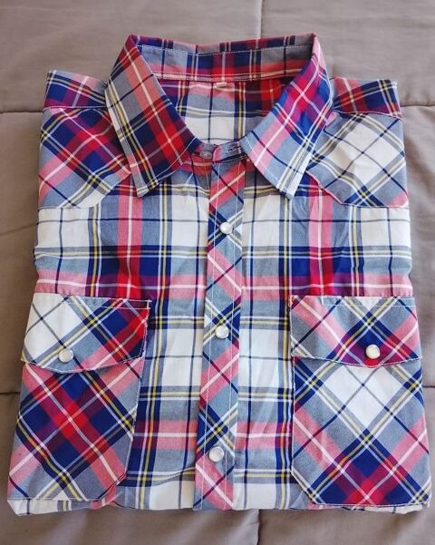 Chemise dcontracte  carreaux pour homme 15 Annecy (74)