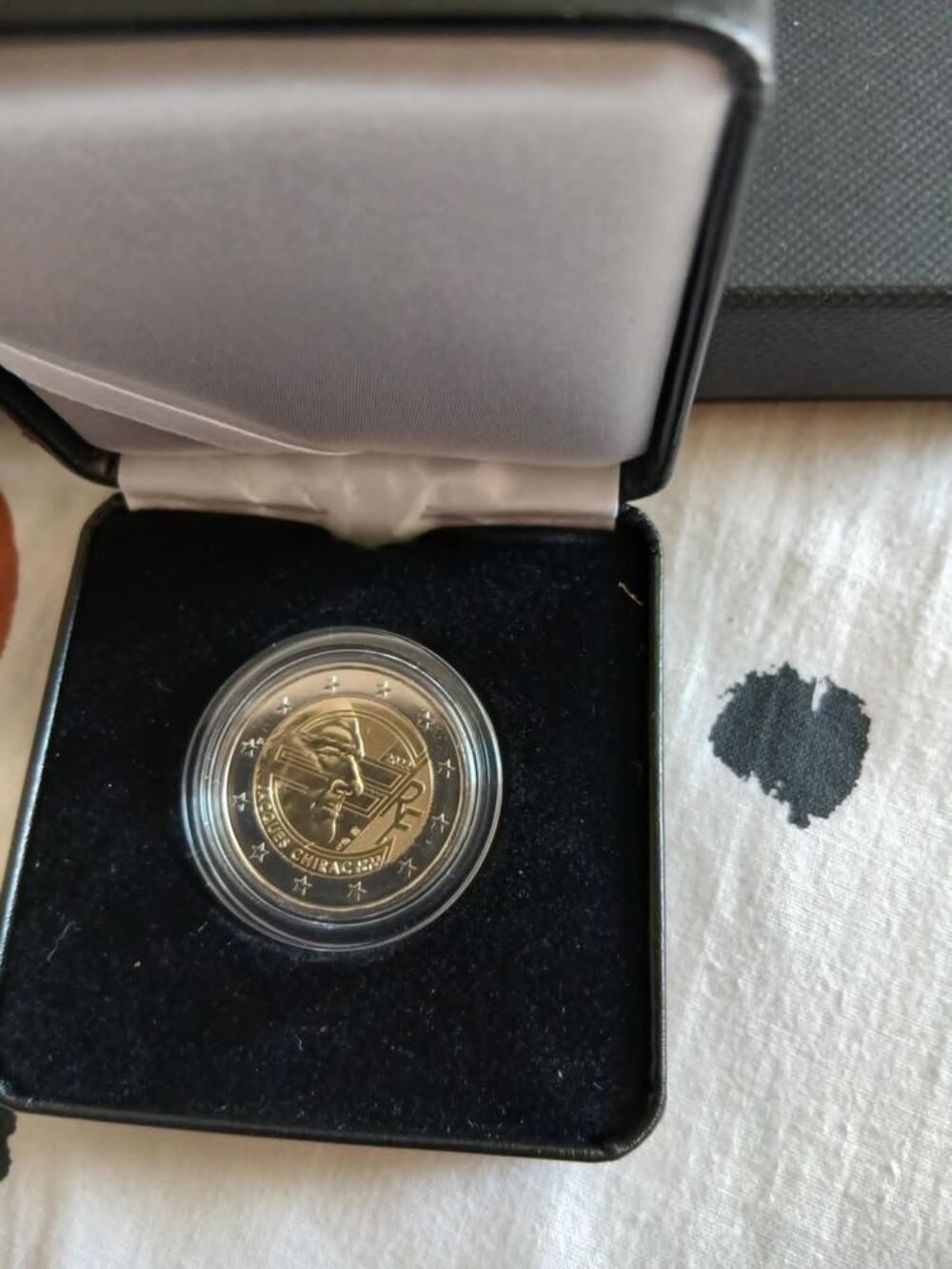  Coffret pi&egrave;ce collection m&eacute;moire de Jacques Chirac N&deg;1398 