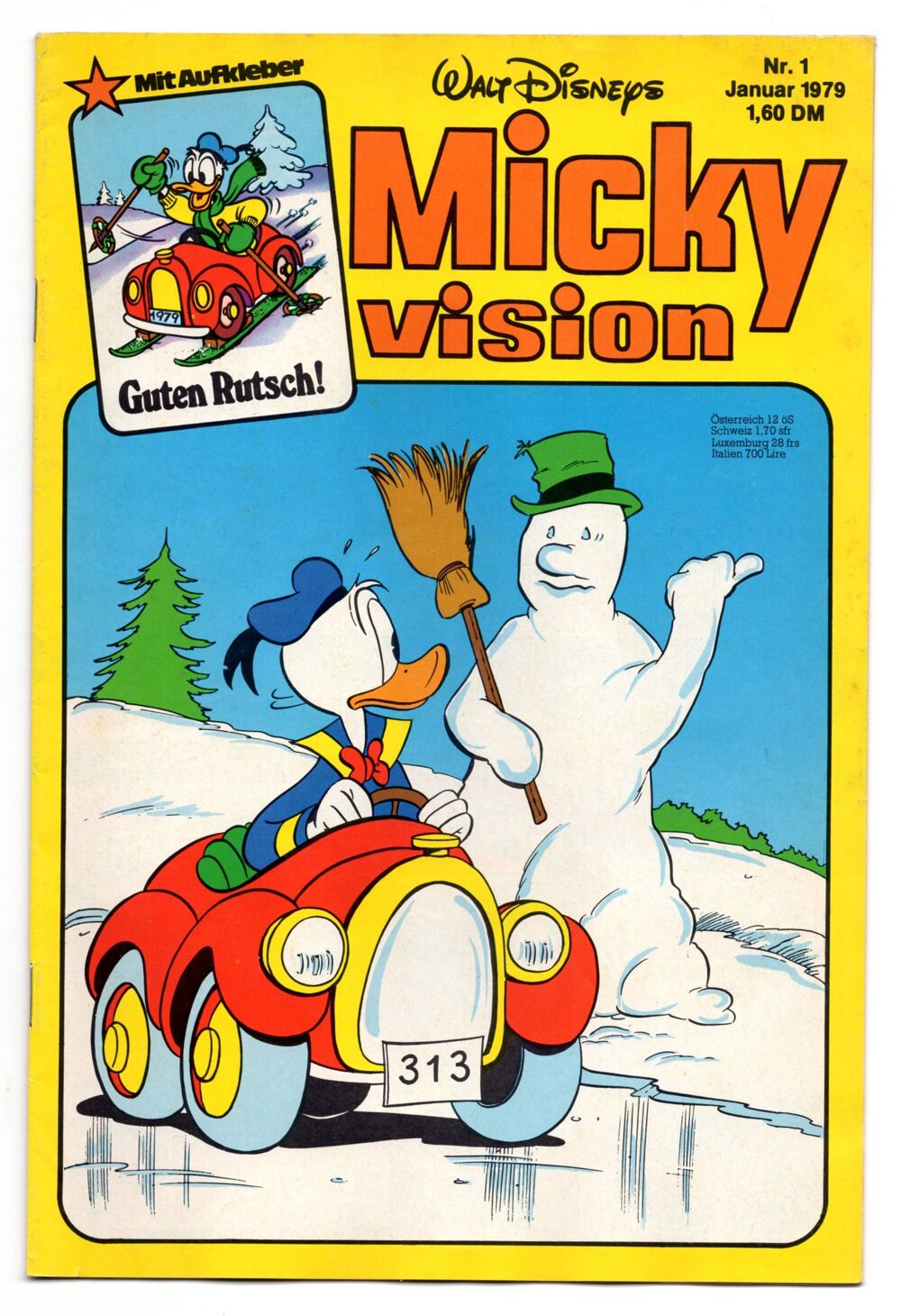 Revues Micky Vision - Disney - Donald - Allemagne - Vintage Livres et BD