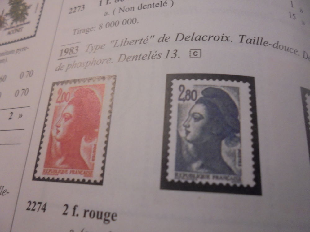 LOT TIMBRES FRANCE TYPE LIBERTE....NEUF 