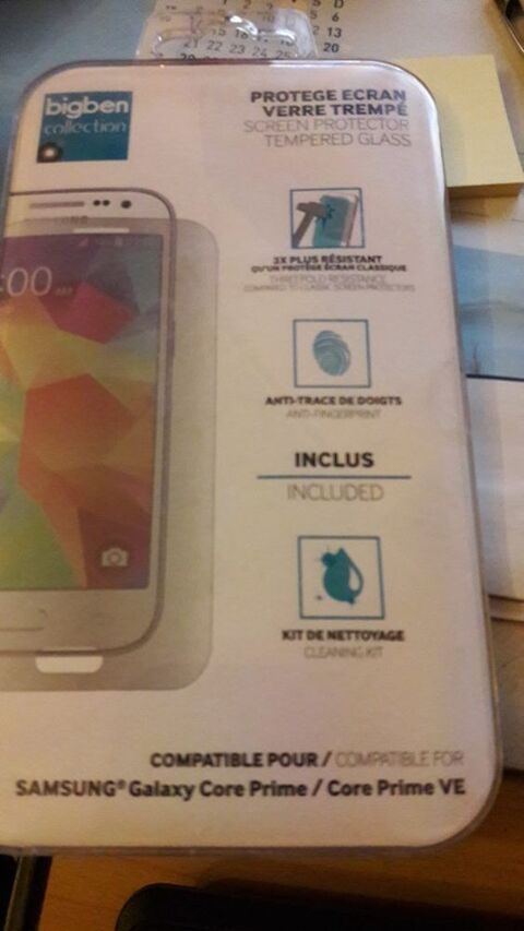 Protection d'cran pour Samsung Galaxy Core Prime 5 Mouguerre (64)