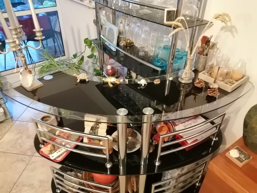 Meuble de bar en verre Meubles