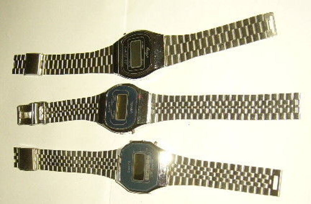 2 montres bracelet acier inox quartz marque Turbo et Any Bijoux et montres