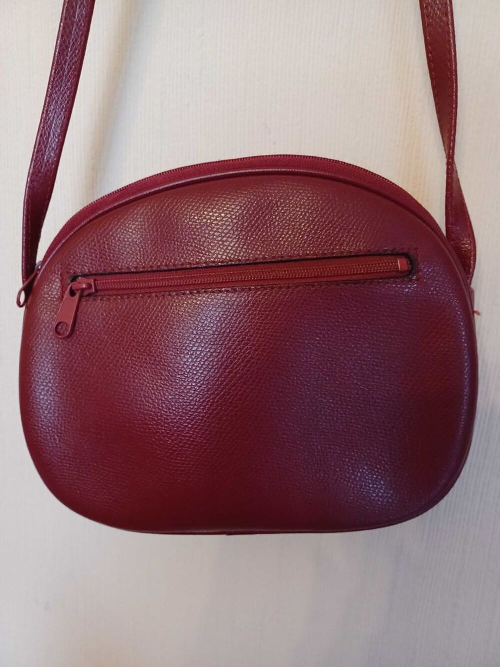 sac dame cuir bordeaux Maroquinerie