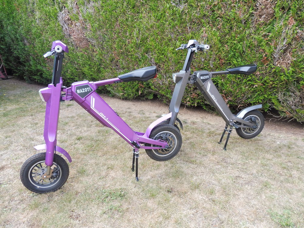 2 SCOOTERS &eacute;lectriques PLIABLES Vélos