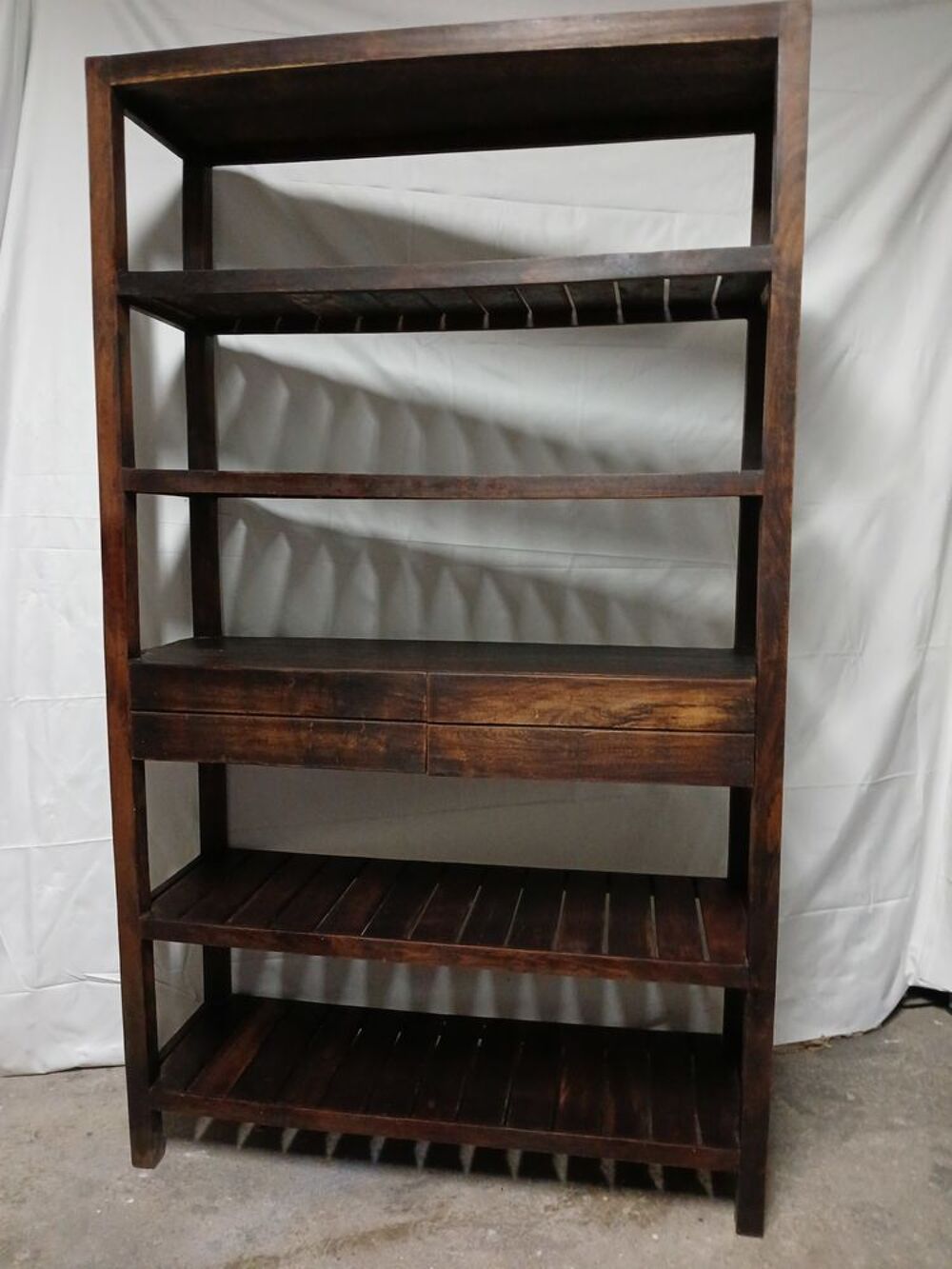Etag&egrave;re en bois de teck L105cm Meubles