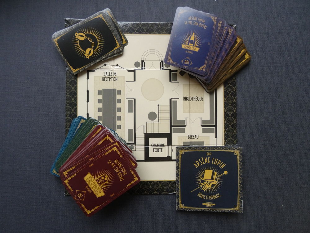 Jeu d'ambiance quiz Ars&egrave;ne Lupin Jeux / jouets