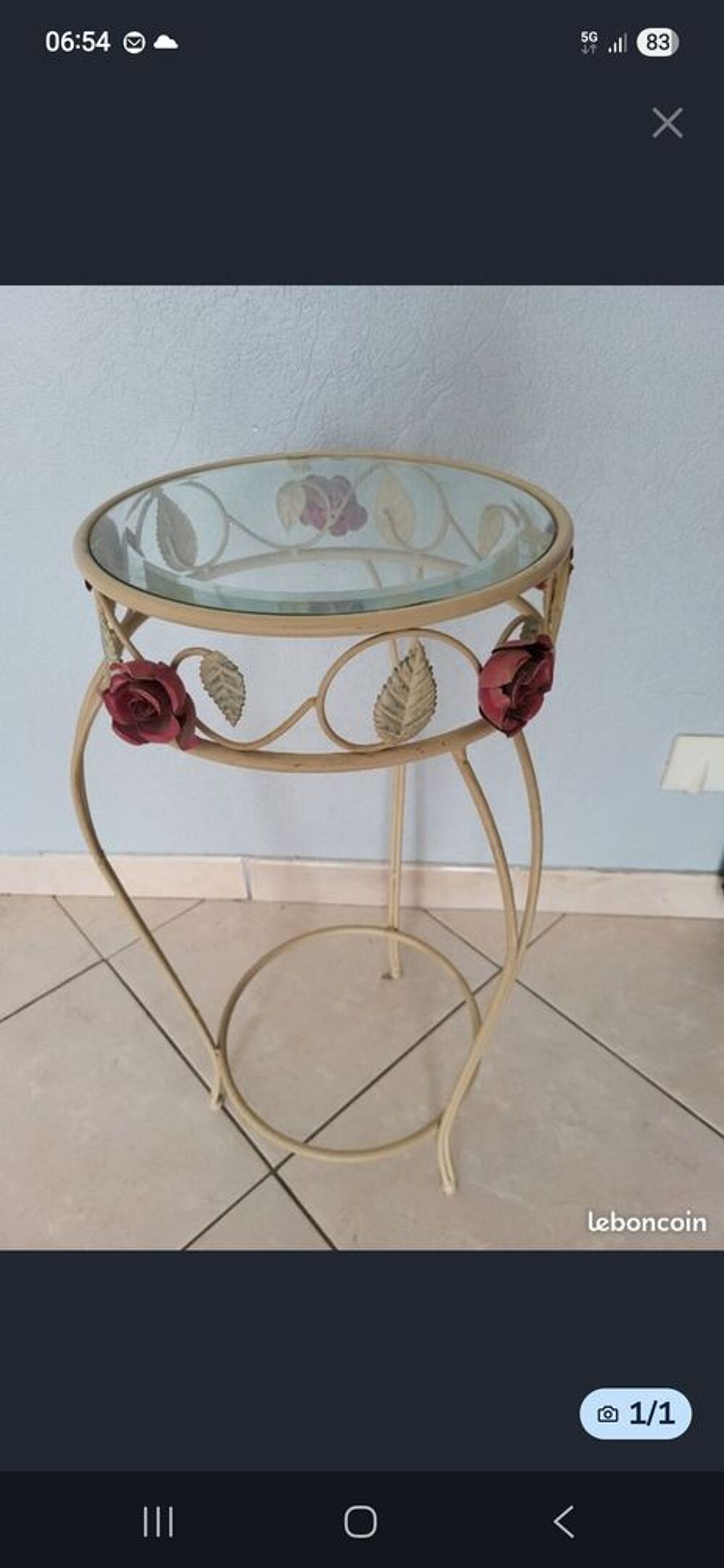 Table console ronde Meubles