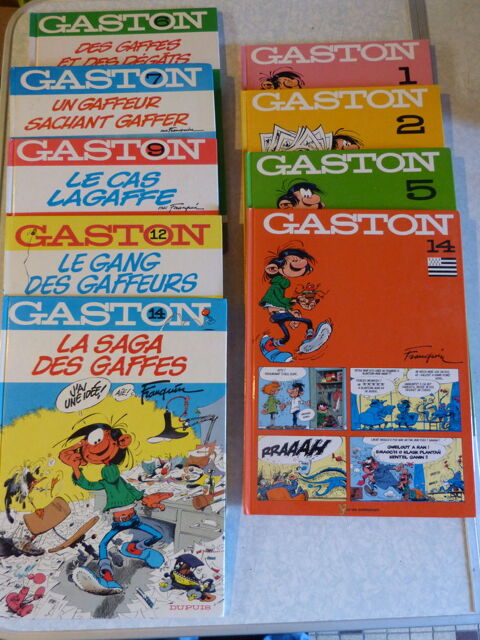 BD  -  GASTON  a choisir -  LISEZ TOUT LE TEXTE 4 Brest (29)