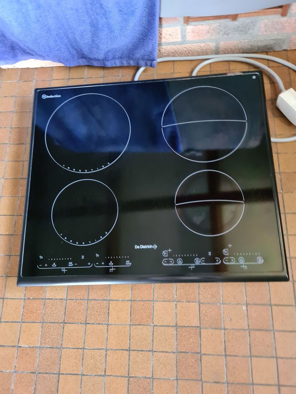 TABLE DE CUISSON DE DIETRICH W 3549F Electroménager