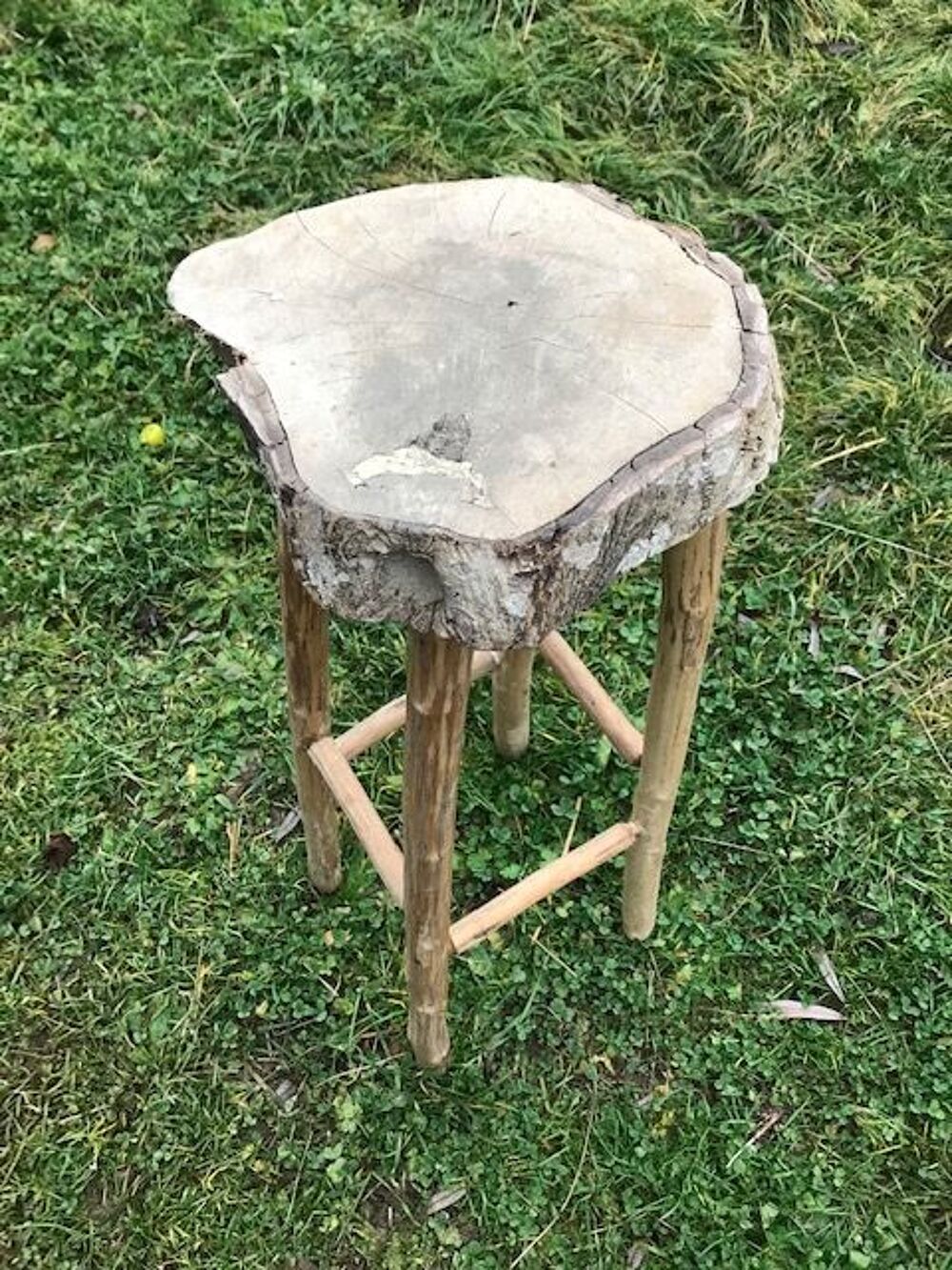 Tabouret haut fait main Meubles