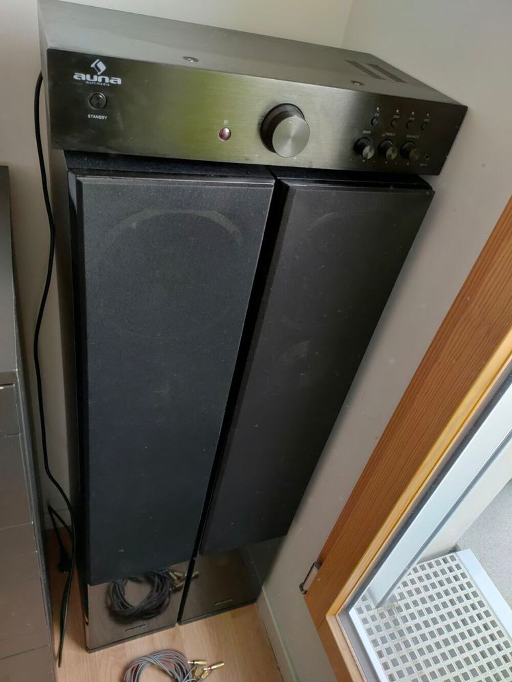 Enceinte + ampli auna 600 watt Audio et hifi