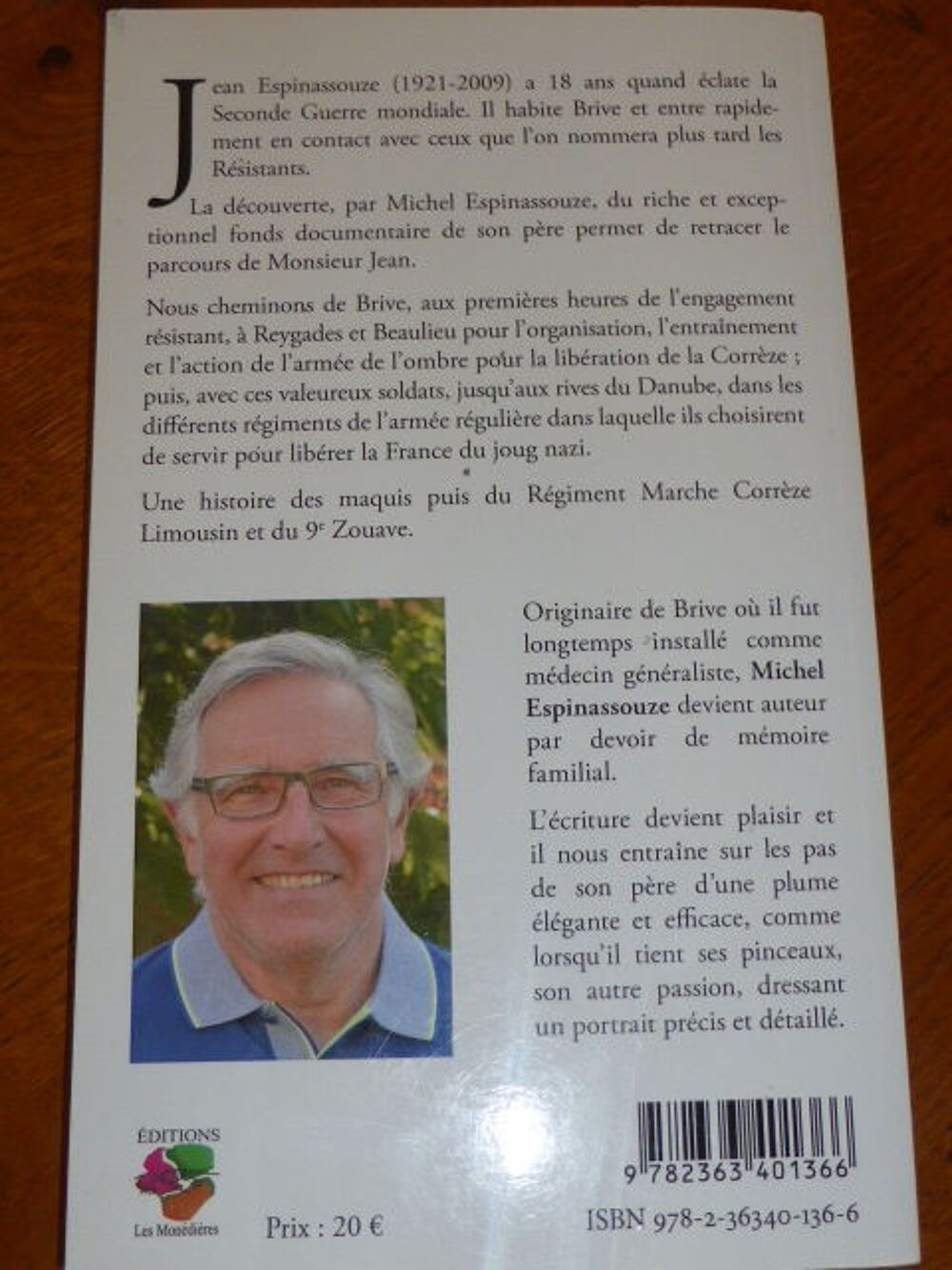 Monsieur Jean Michel ESPINASSOUZE Livres et BD