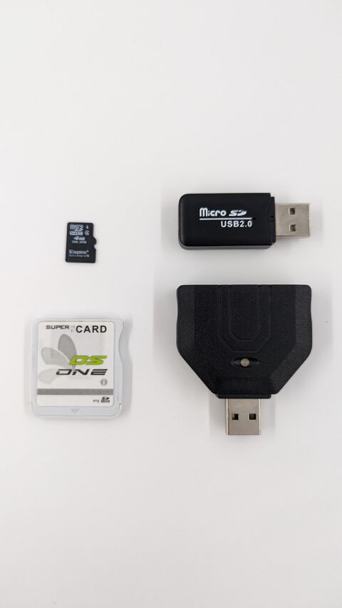 Accessoire Nintendo DS cartouche R4 + Adaptateur + Micro SD  20 Vulbens (74)