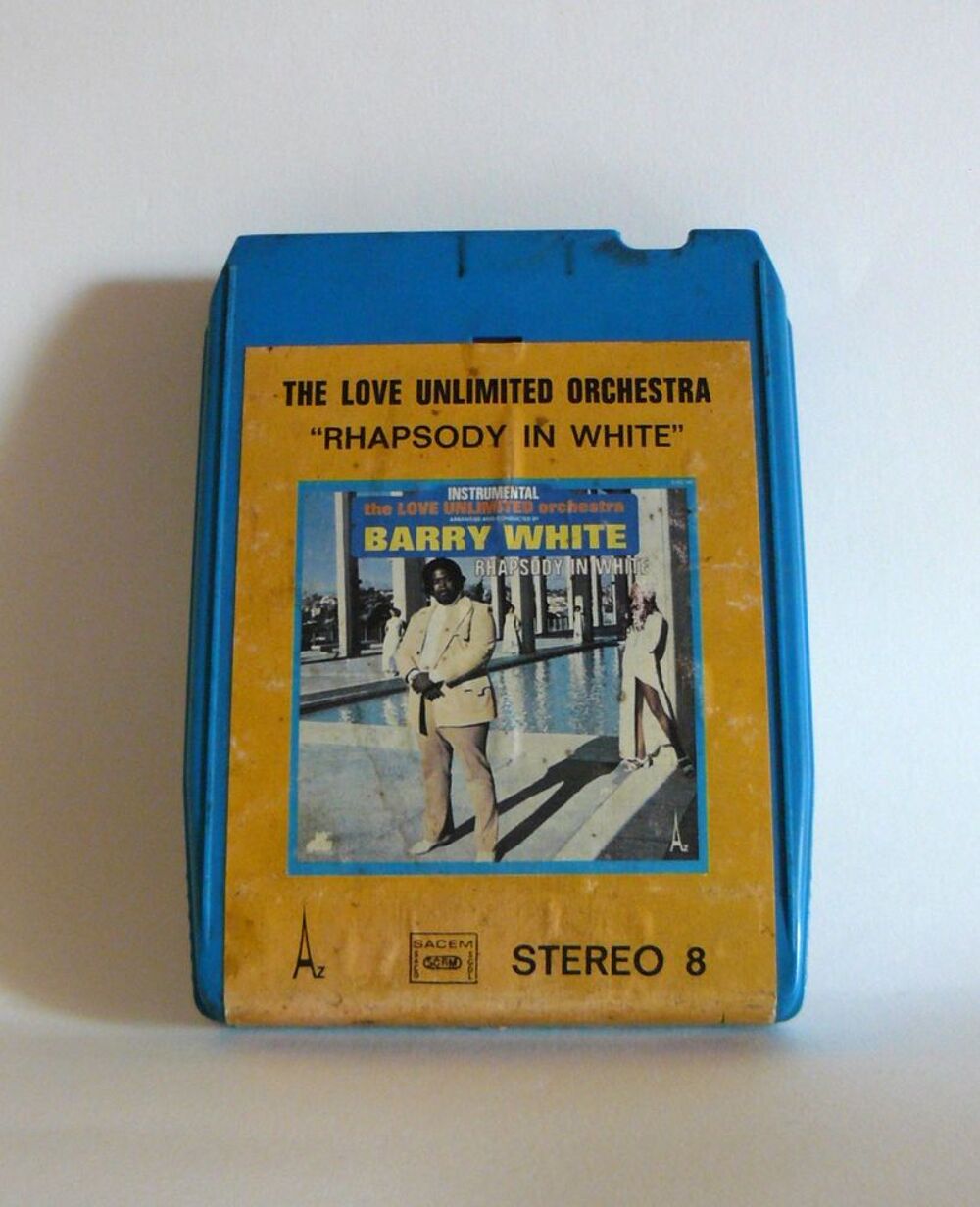 K7 8 pistes Barry White : Rhapsody in white - France CD et vinyles