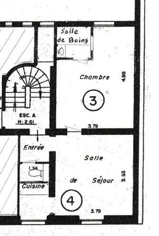  Appartement  vendre 2 pices 39 m