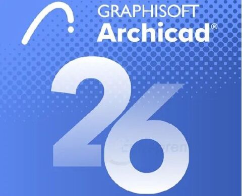 ArchiCAD 26 software CAD GRAPHISOFT 300 Paris 15 (75)