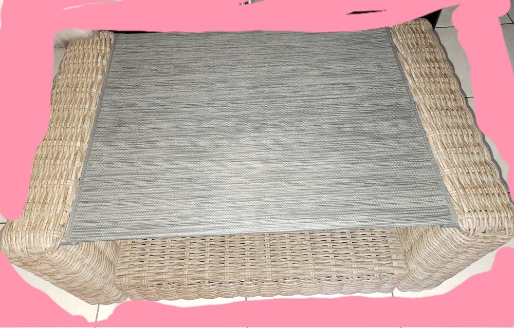 Table bambou braun Jardin