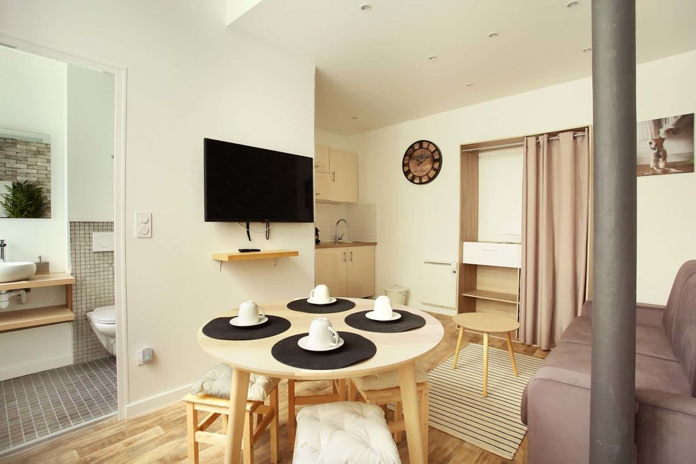 Location Appartement T1 Confortable et Lumineux en Centre-Ville Aubervilliers