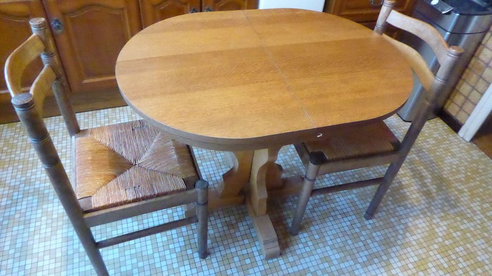 table de cuisine rallonge centrale pivotante Meubles