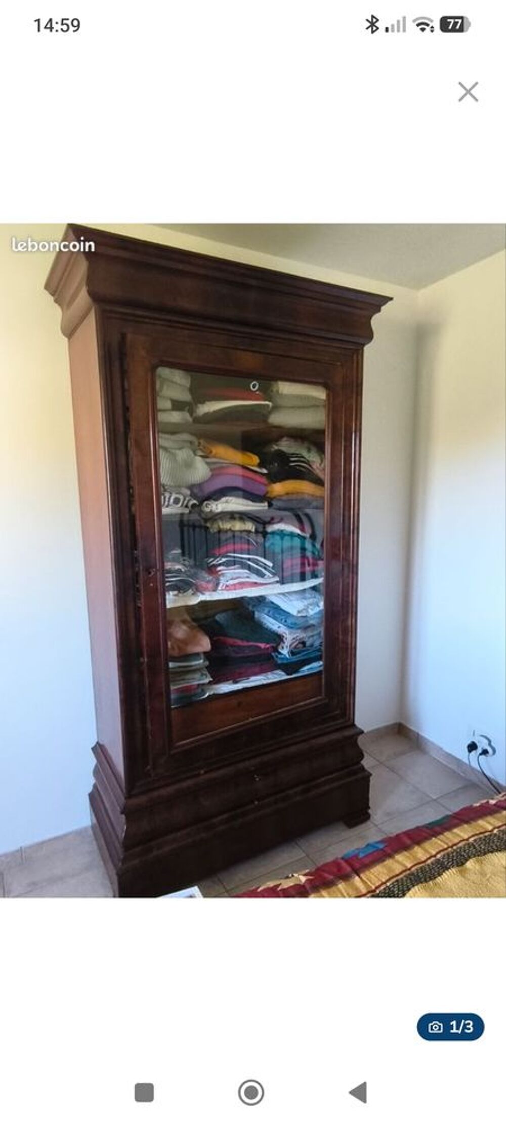 Armoire vitr&eacute;e Meubles