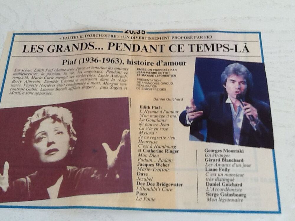 DVD CHANSONS D'AMOUR enregistr&eacute; t&eacute;l&eacute; DVD et blu-ray