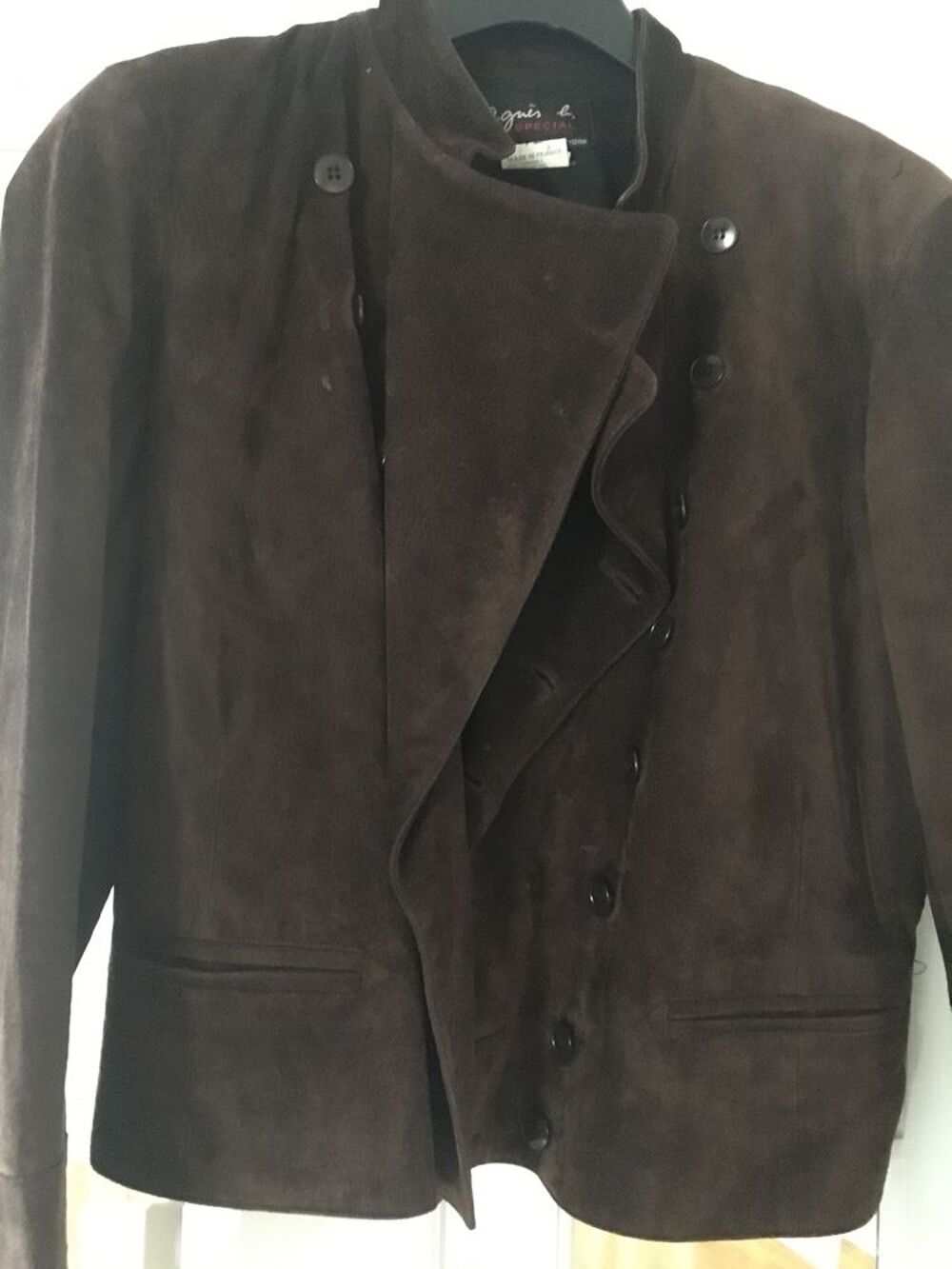 veste en daim Vêtements