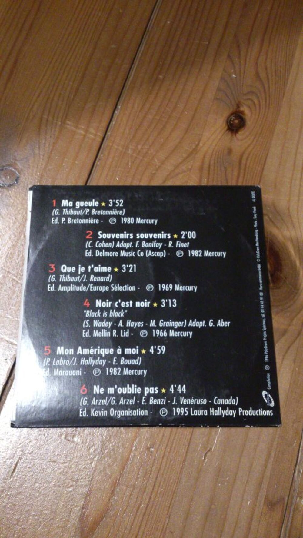 CD COLLECTOR Edition limit&eacute;e de JOHNNY HALLYDAY CD et vinyles