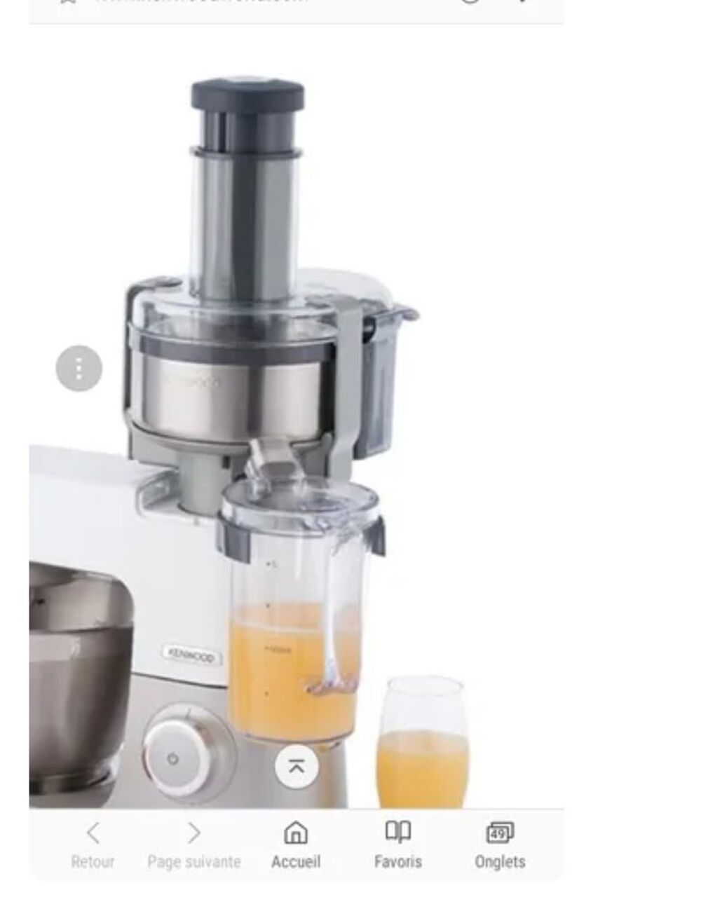 Centrifugeuse Kenwood Premium - 100 - Chelles Electroménager