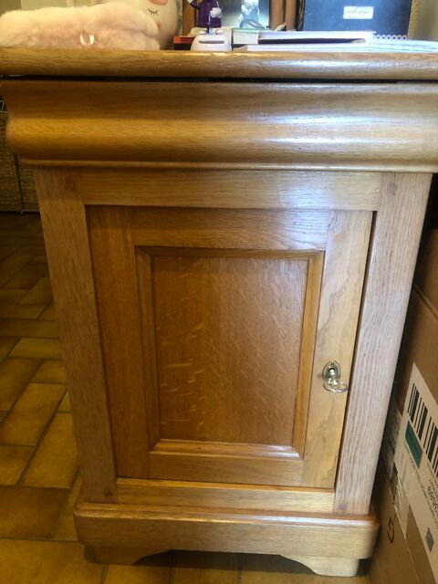 Chevet style ancien en chne clair 70 Aix-en-Provence (13)
