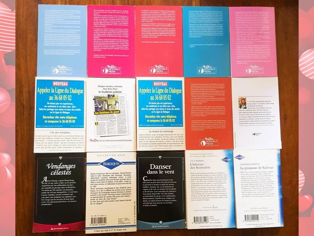 Nous Deux - Romance Passion Amour - Lot 15 romans Livres et BD