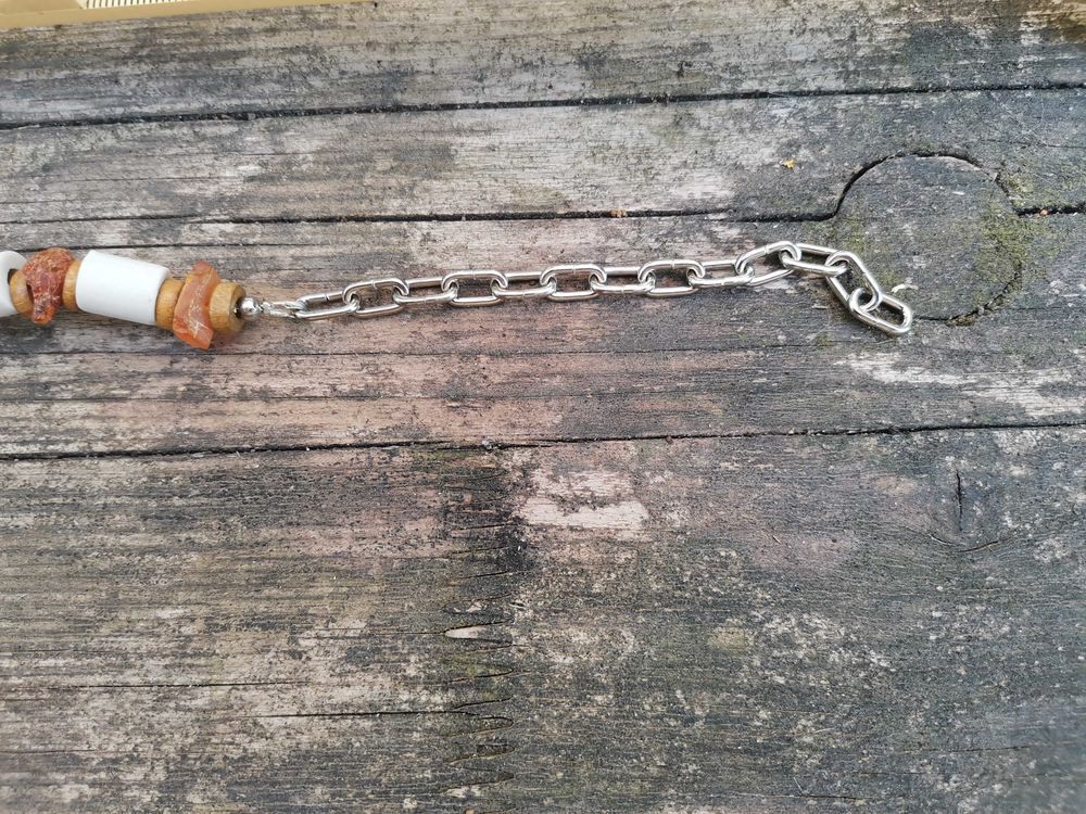 Collier pour chien avec des perles ceramic. 