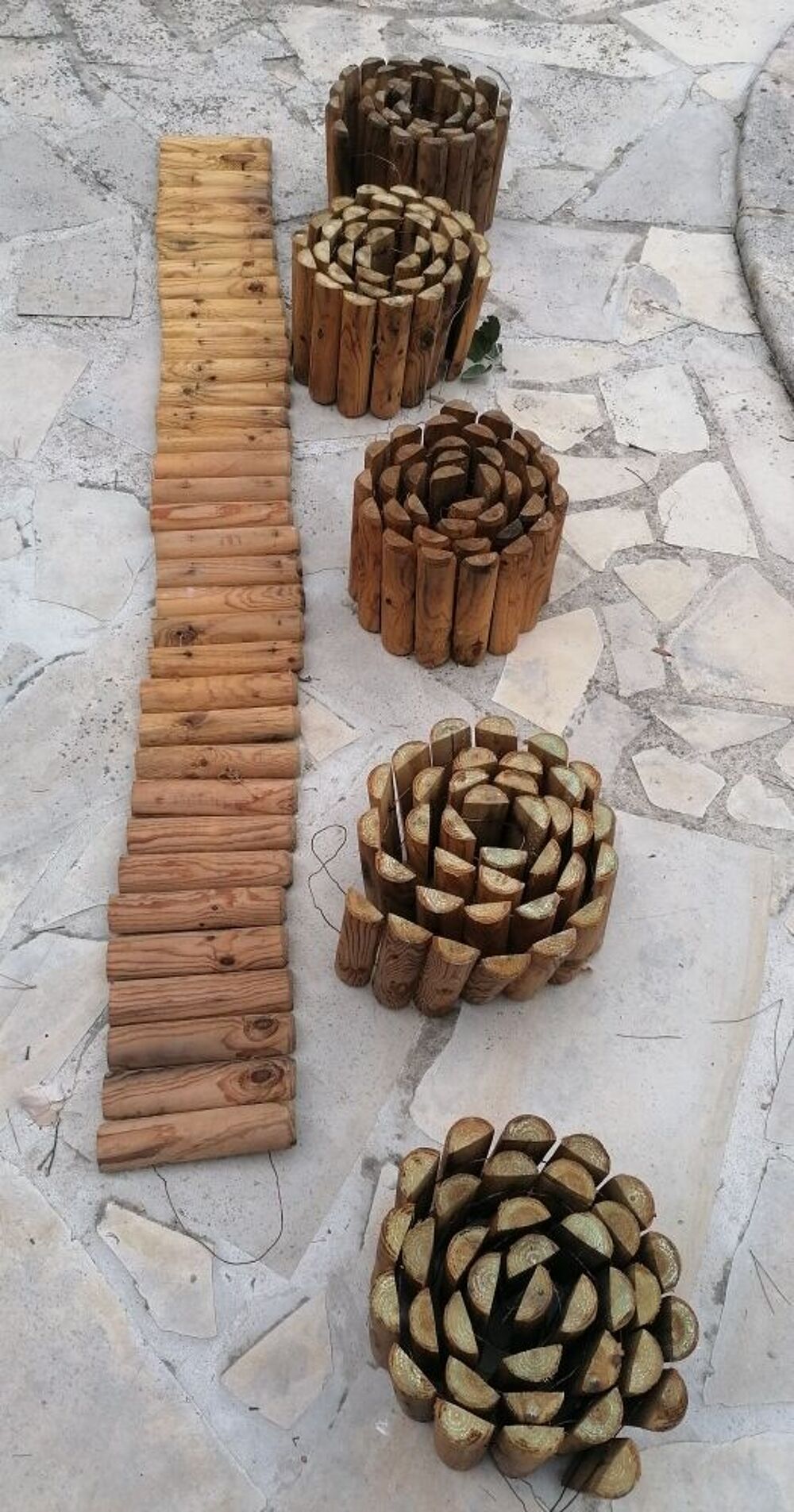 BORDURE EN RODIN POUR LE JARDIN Décoration